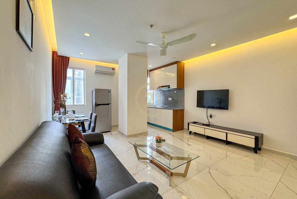 1-Bedroom Serviced Apartment for Rent in BKK1 | Pool & Gym | $550/Month