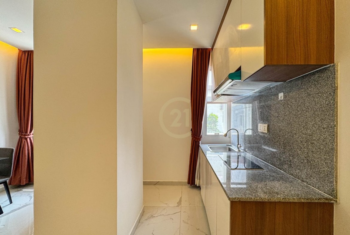 1-Bedroom Serviced Apartment for Rent in BKK1 | Pool & Gym | $550/Month