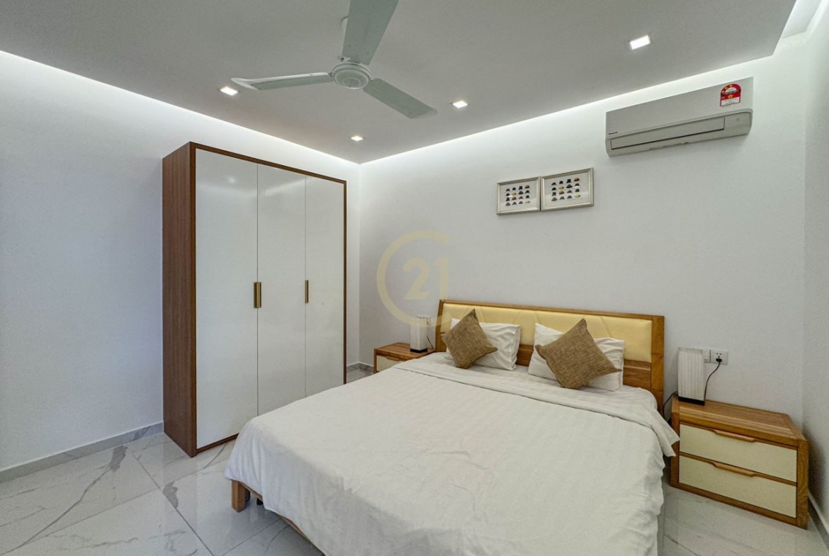 1-Bedroom Serviced Apartment for Rent in BKK1 | Pool & Gym | $550/Month